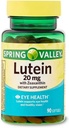 Lutein com Zeaxnthin suplementos dietéticos, 20 mg, 90 contagem