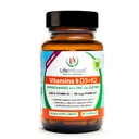 Vida Infundida Vitamina D3 + K2 Supercarregada com Zinco e Enzimas, Ajude a Manter Sistema Imune Saudável, Saúde Óssea, Bem-estar Emocional, 90 Cápsulas.