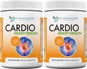 DOCTOR RECOMENDADO COMPLEMENTOS Cardio Heart Health Powder – L-Arginina Suplemento 5000mg & L-Citrulina 1000mg, Tart Cherry Flavor (Pacote de 2-16,82 oz / 33,64 oz)