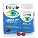 Bausch & Lomb Ocuvite Adulto 50+ Vitamina Eye & Mineral Softgels 50 ea (Pacote de 12)