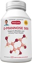 ANDREW LESSMAN D-Mannose 500mg - 60 Cápsulas - Suporta Bexiga, Rim e Saúde do Trato Urinário. Puro, não-GMO D-Mannose. Sem aditivos. Cápsulas Fácil de Engolir Pequenas