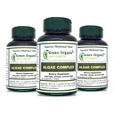 Algas, Fucoidan, Algas Verdes Azuis, Kelp, Bladderwrack, Chlorela, espirulina, Musgo Irlandês, Dulse, 90 VCaps, Alta Absorvível, Não-GMO, Gluten-Free (Pacote de 3)