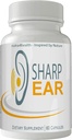 Sharp Ear Complete Tinnitus Relief Supplement, 60 Cápsulas, mistura proprietária para reduzir o toque do ouvido e apoiar a função auditiva ideal e clareza