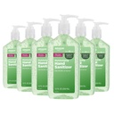 Atenção Básica - Aloe Vera Hand Sanitizer 62%, 12 fl oz (Pacote de 6)