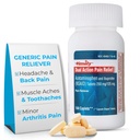 Acetamol de dupla ação oportuna 250 mg e Ibuprofeno 125 mg – Reliever de dor genérica, redutor de febre, alívio da dor de cabeça, dor menstrual, dores de dentes, dor muscular, alívio da dor artrite - 144 contagem