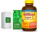 Super C com vitamina D3 & Zinc 200 Comprimidos com exclusivo A a Z - Guia Melhor Ligth & Primavera (2 itens)