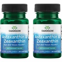 Swanson Astaxantina & Zeaxanthin Suplemento de saúde ocular para profissionais de tela pesada com 4 mg Astaxantina & 4 mg OmniXan Zeaxanthina (60 Softgels, 2 Pack)