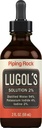 Lugols Iodo Gotas 2% 2 fl oz Suplemento Líquido