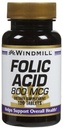 Ácido Fólico do Moinho 800 Mcg Tabs, 100 ct