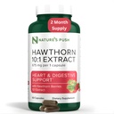 Super Potent Hawthorn Berry 10:1 Extrair cápsulas para Digestion Heart Health e suporte glicêmico - Força extra Hawthorn Berry Cápsulas - Não-GMO Gluten Free Vegan GMP USA 2 meses de fornecimento