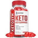 Laboratórios justificados Ketosyn Keto ACV Gummies Advanced Fórmula 1000MG Ketosyn Keto Gummies Apple Cider Vinagre Formulado com Suco de beterraba de romã B12 Vegan Non GMO 60 Gummys