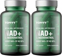 NAD+ & Resveratrol Supplement, 240 Softgels NAD+ Suplemento de aumento para Max Absorção para suporte de defesa de envelhecimento de energia celular