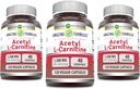 Fórmulas surpreendentes Acetil L-Carnitina 1500 Mg Por Servindo Cápsulas Veggie Suplemento