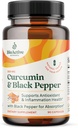 NUTRIENTES BIOACTIVOS Curcumina com Pimenta Preta para melhor absorção, 90 Cápsulas