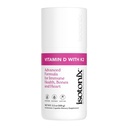 Isotonix Vitamina D com K2, Promove a densidade mineral óssea normal, Promove Artérias Saudáveis, Ajuda a Manter a Saúde Óssea, Apoia a Saúde Imune, América do Mercado (30 Servos)