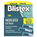 TheraTears Dry Eye Therapy Eye Drops, 1,0 Fl Oz e Blistex Medicated Lip Balm, 0.15 Ounce, 3 Count SPF 15 Sun Protection Lip Balm Bundle