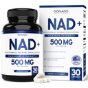 NAD Suplemento (500mg de 95% puro NAD+ Por serviço) NMN Suplemento, NAD Nicotinamida Riboside Suporte (Terceiro partido testado, Vegan Seguro, Não-GMO, Sem preenchimentos, & Made in the USA - 30 Vegan Cápsulas)