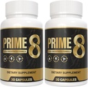 PRIME 8 100% Autêntico Original Fórmula Oficial Prime8 (2 Pack) para 60 dias