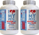 I love my PETS LLC Joint Supplements for Cats - Cats Joint Health with Turmeric - Powerful Formula - VETS Escolha - Suplemento de cálcio para gatos - 2 garrafas (120 doces)