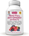 ANDREW LESSMAN Fruit Full Anti-Oxidant Extrats 30 Cápsulas - 14 Extractos de Fruta Natural e Berry. Bilberry, Cranberry, Sementes de uva, Romã, Resveratrol e mais. Cápsulas fáceis de engolir