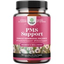 Suplemento de apoio PMS para mulheres – Equilíbrio Hormônio para Mulheres & Desconforto Menstrual com DIM, Chasteberry, Black Cohosh & Ashwagandha - para Cães de Período Fácil, Menopausa Bloating, Mood Swing – 120 Ct