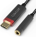 Amplificador de fone de ouvido USB C Cubilux HiFi com ESS9118EC DAC, adaptador de áudio USB C a 3,5mm para iPhone 15+/15, iPhone 15 Pro Max, iPhone 16/16Pro, Samsung S24/S23/S22 Tab S9/S8/S7, Pixel 8/7/6 Pro Mais