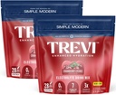 Eletrólitos gratuitos de açúcar TREVITM - Pacotes em pó de mistura de bebida - 56 contagem - Cranberry Lychee