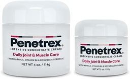 Penetrex Joint & Muscle Therapy Duo - Alivio calmante para costas, pescoço, mãos, pés e nervos - Esfregue com Arnica, Vitamina B6 HSH & Boswellia - 2 onças, 4 onças