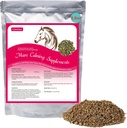 8.8 oz Horse Calming Supplement - Natural Framboesa Folha Facilidades Ansiedade e Desconforto em Moody Mares, Acalma Durante Ciclos de Calor - Adequado para Geldings também