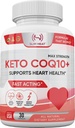 CoQ10 200mg - Fórmula de Absorção Rápida para Mulheres e Homens - Suporta Coração Saudável - Todos Coenzima Natural Q10 Suplemento - Não OGM, Made in USA - Fonte de 30 dias