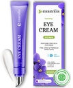 Creme de olho de cafeína para círculos escuros e Puffiness, Sacos sob os olhos, Colágeno Anti envelhecimento dia e noite corretor para mulheres e homens