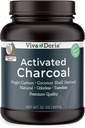 Viva Doria Virgin Ativado carvão em pó, Casca de coco Derived, Classe de alimentos, 32 Oz