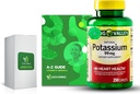 Potássio 99 mg, 250 Caplets Pacote com Vitaminas e Minerais exclusivos A a Z - Guia de Melhor Luz & Primavera