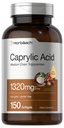 Horbaach Caprylic Acid 1320mg Suplemento 150 Cápsulas de Softgel do óleo de MCT