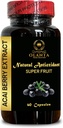 ACAI Berry Extract - Anti-Oxidante Rich, Non-GMO & Gluten Free Acai Berry Extract, Superfood Crescido no Brasil açaí Vitaminas - 1 frasco 60 Cápsulas