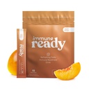 Imune ReadyTM Electrolytes Powder Packets – Immunity Boost Drink Mix com Vitamina C, Picolinato de Zinco, Inulin Powder & Beta Glucan – Sugar-Free Peach-Mango, 15 Servings