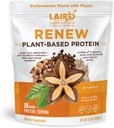 Laird Superfood Renew Plant-Based Protein Powder, 19 Grams Protein, Vegan com Sasha Inchi Seed Protein, Quatro cogumelos funcionais, Conservative Free, Gluten-Free, Dairy-Free, 16 oz. Saco