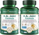 Produtos de pureza HA Fórmula Conjunta Ácido Hialurônico + CoFatores-chave - Joint + Pele Multi Colágeno (Tipo I, II e III) - 5-Loxina - Extrato de Fruta Oliva - Flexibilidade Conjunta + Mobilidade - 90 Cápsulas (2)