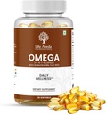 Vida Aveda Omega 3-5-6-7-9 Cápsulas para Homens e Mulheres com Seabuckhorn e Sementes de Linho, Suporta Coração, Cabelo, Pele e Saúde Conjunta e Nutrição Natural- 30 Cápsulas de Softgel (1 Mês de Fornecimento)