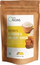 Natural Flaxseed & Jaggery Shield (3.53 oz - 50 Servings) - Suplemento baseado em plantas para alívio de gás e controle IBS - Suporta saúde gut e digestão