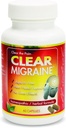 Clear Products Fórmula homeopática, Enxaqueca, 60 Contagem