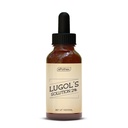 Solução de Lugol frasco de gota de vidro de 2% 1 oz. Contém iodeto de potássio e iodo, 30ml