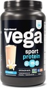 Vega Sport Protein Powder Vanilla (14 porções, 20.4 oz) - Planta-baseado Vegan Protein Powder, BCAAs, Aminoácido, cereja tart, Não lácteos, Sem glúten, Não OGM (Packaging May Vary)