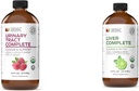 Complete Natural Products Urinary Tract Complete 12 onças & Fígado Complete 16 onças Bundle