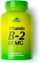 ALFA VITAMINS Vitamina B2 (Riboflavina) 50mg Suplemento, Suporta Produção de Energia, Pele, Olhos e Saúde Cognitiva, Não OGM, Sem Glúten, Suplemento Alimentar para Saúde Diária e Bem-Estar 100 Comprimidos
