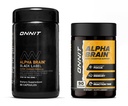ONNIT Premium Alpha Brain Bundle - Nootropic Brain Supplement (90 Ct) + Black Label Citicoline Mental Speed, Attention & Cognitive Support Supplement (80 Ct)- Promove Focus, Concentration & Memory