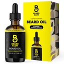 O óleo de barba do clube de barba para homens - 2oz clássico Sandalwood Óleo de barba natural com óleo de rodízio e âmbar - Beard & Mustache Conditioner - Hidratos, suaviza e acalma a pele seca - Fortalece os folículos do cabelo