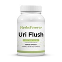 Herbsforever Uri-Flush Cápsulas Suplemento de ervas ayurvédicas Suporte Função saudável do rim e função de trato urinário 90 Vege Cápsulas 800 Mg cada
