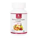 Um multivitamínico diário para as mulheres - Multimineral completo e multivitamínico com vitamina A, C, D, E e B-Complexo, zinco e mais vitaminas para imunidade, energia, cabelo, pele e unhas - 60 comprimidos