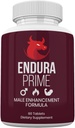 Endura Prime Pills, Endura Prime Male Supplement Fórmula Avançada, 60 Contagem